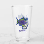 Cartoon van schimmelvis glas (Voorkant)