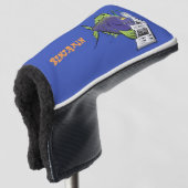 Cartoon van schimmelvis golfheadcover (3/4 voorkant)