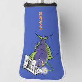 Cartoon van schimmelvis golfheadcover (Draai 90)