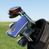 Cartoon van schimmelvis golfheadcover (Insitu)