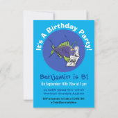 Cartoon van schimmelvis kaart (Voorkant)