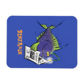 Cartoon van schimmelvis magneet (Horizontaal)