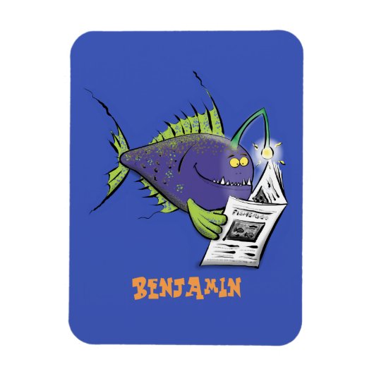 Cartoon van schimmelvis magneet (Verticaal)