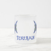 Cartoon van schimmelvis matglas koffiemok (Center)