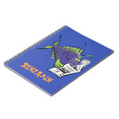 Cartoon van schimmelvis notitieboek (Linkerzijde)