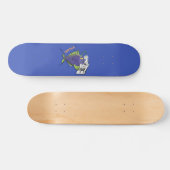 Cartoon van schimmelvis persoonlijk skateboard (Horizontaal)