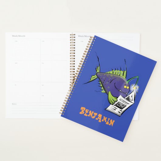 Cartoon van schimmelvis planner (Display)
