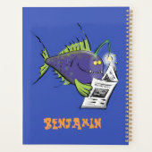 Cartoon van schimmelvis planner (Achterkant)