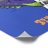 Cartoon van schimmelvis poster (Hoek)