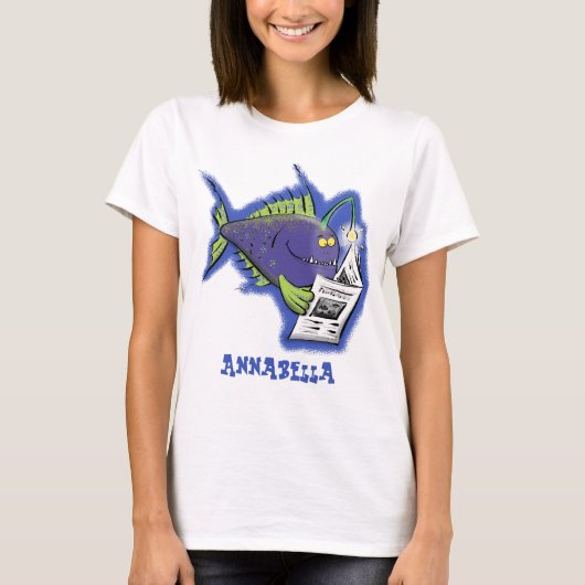 Cartoon van schimmelvis t-shirt (Voorkant)