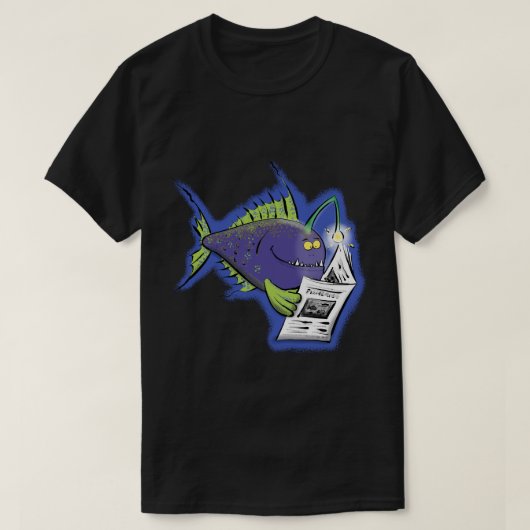 Cartoon van schimmelvis t-shirt (Design voorkant)
