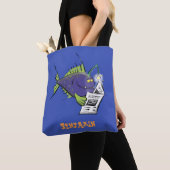 Cartoon van schimmelvis tote bag (Dichtbij)