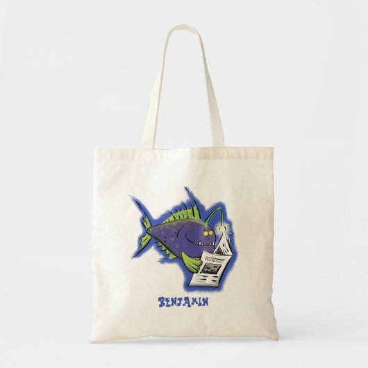 Cartoon van schimmelvis tote bag (Voorkant)