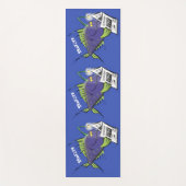 Cartoon van schimmelvis yogamat (Voorkant)