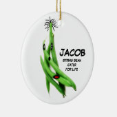 Cartoon van sperziebonen keramisch ornament (Rechts)