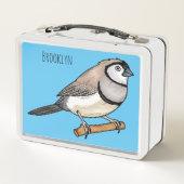 Cartoon van tweekleppige vinkvogels (Achterkant)