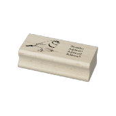 Cartoon van tweekleppige vinkvogels rubberstempel (Stempel)