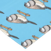 Cartoon van tweekleppige vinkvogels tafelkleed (Gekanteld)