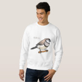 Cartoon van tweekleppige vinkvogels trui (Voorkant volledig)