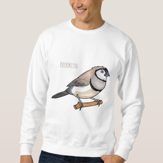 Cartoon van tweekleppige vinkvogels trui (Voorkant)
