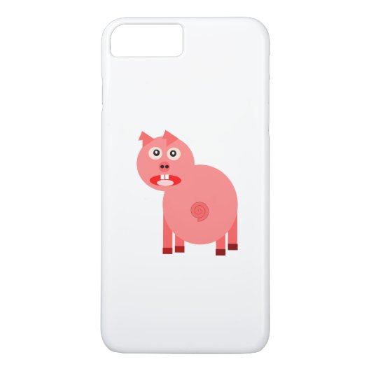Cartoon van varkens met varkensverzorging Case-Mate iPhone case (Achterkant)