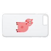 Cartoon van varkens met varkensverzorging Case-Mate iPhone case (Achterkant (Horizontaal))