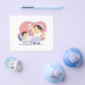 Cartoon van verpleegkundige Kinderen Flyer (Enkel)