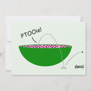 Cartoon van watermeloenen Funny Family Reunion Sja Kaart