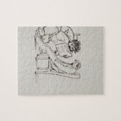 Cartoon van William Morris (1834-96) voor het leze Legpuzzel (Horizontaal)