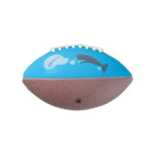 Cartoon van zeepbellenbels voor de walvisvangst american football (Gedraaid 270)