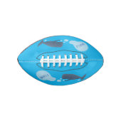 Cartoon van zeepbellenbels voor de walvisvangst american football (Voorkant)