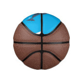 Cartoon van zeepbellenbels voor de walvisvangst basketbal (Rechts)