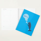 Cartoon van zeepbellenbels voor de walvisvangst planner (Display)