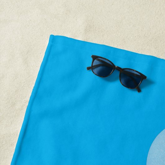 Cartoon van zeepbellenbels voor de walvisvangst strandlaken (In situ)