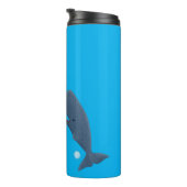 Cartoon van zeepbellenbels voor de walvisvangst thermosbeker (Geroteerd rechts)