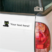 Cartoon van zwarte katten bumpersticker (Op Truck)