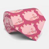 Cartoon varken Stropdas (Opgerold)