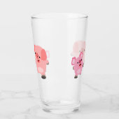 Cartoon varkens die lopen glas (Links)