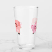 Cartoon varkens die lopen glas (Rechts)