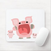 Cartoon Varkens Mousepad:) Muismat (Met muis)