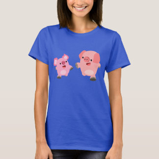 Cartoon Varkens T-Shirt