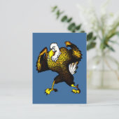 Cartoon vechtarend briefkaart (Staand voorkant)