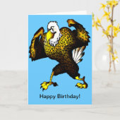 Cartoon vechtarend kaart (Gele Bloem)