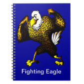 Cartoon vechtarend notitieboek (Voorkant)