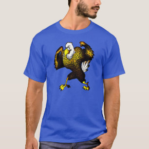 Cartoon vechtarend t-shirt