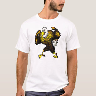 Cartoon vechtarend t-shirt