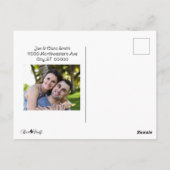 Cartoon Verplaatsen Van Van Adres Terug Foto Briefkaart (Achterkant)