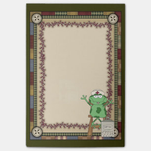 Cartoon Verpleegster Kikker Post-it-notes Post-it® Notes
