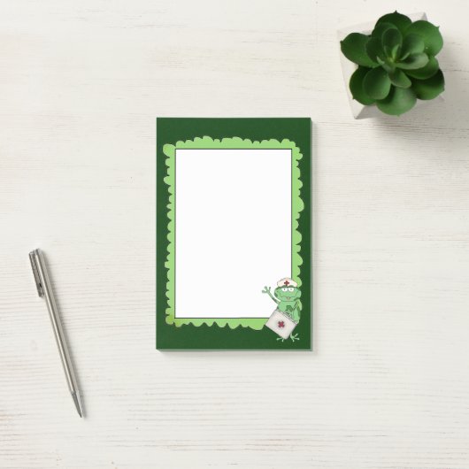 Cartoon Verpleegster Postit notitieblok Post-it® Notes (Kantoor)