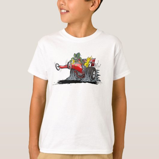 Cartoon-versnellingsbak T-shirt (Voorkant)